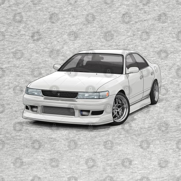 Chaser JZX90 illustration by ArtyMotive